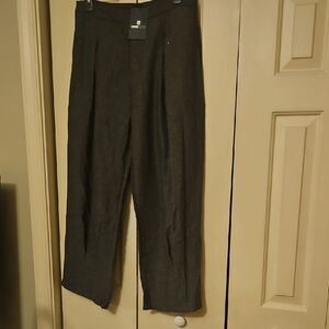 STYLEWE Men's Elegant Dark Gray Dress Pants